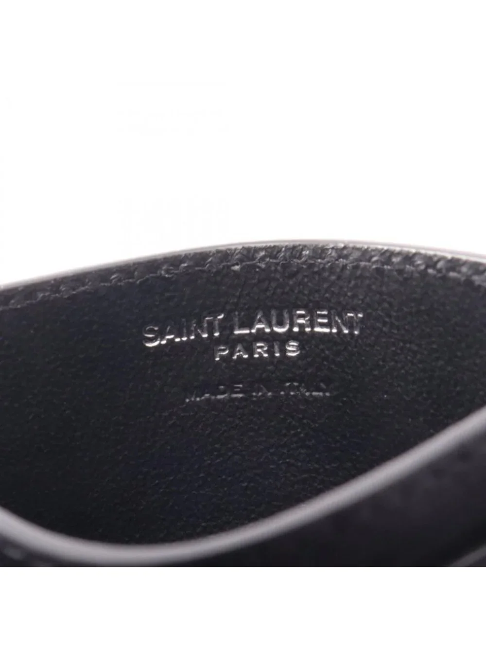 Saint Laurent Paris Card Case Tiny Cassandra Leather